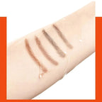 3-in-1 Waterproof Eyebrow Pencil with Brush & Razor